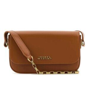 Isabel Marant Caramel Leather Lizza Shoulder Bag